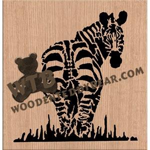 Zebra fretwork scroll saw pattern |The Wooden Teddy Bear