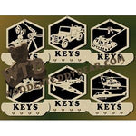 Military Key Plaques fretwork scroll saw pattern |The Wooden Teddy Bear