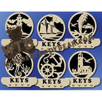 Nautical Key Plaques fretwork scroll saw pattern |The Wooden Teddy Bear