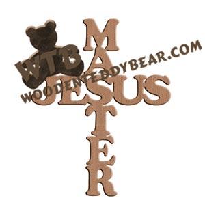 Jesus/Master Cross fretwork scroll saw pattern |The Wooden Teddy Bear