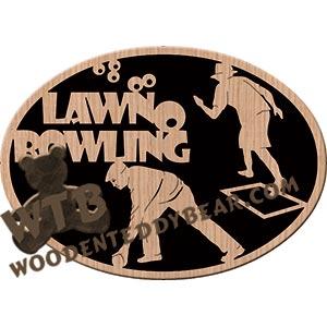 Lawn Bowling fretwork scroll saw pattern |The Wooden Teddy Bear