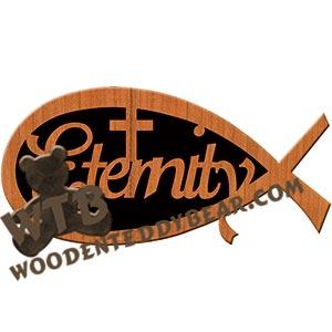 Eternity Fish fretwork scroll saw pattern |The Wooden Teddy Bear