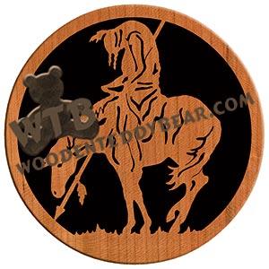 End of the Trail fretwork scroll saw pattern |The Wooden Teddy Bear