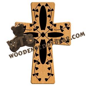 Ukrainian Cross #2 fretwork scroll saw pattern |The Wooden Teddy Bear