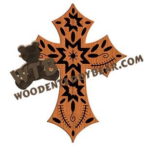 Ukrainian Cross #10 fretwork scroll saw pattern |The Wooden Teddy Bear