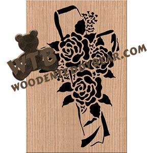 Ribbon Cross fretwork scroll saw pattern |The Wooden Teddy Bear