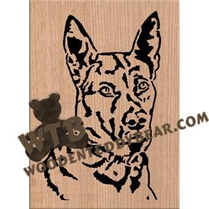 Doberman fretwork scroll saw pattern |The Wooden Teddy Bear