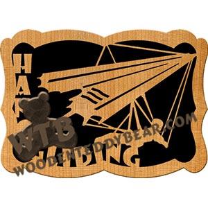 Hang Gliding fretwork scroll saw pattern |The Wooden Teddy Bear