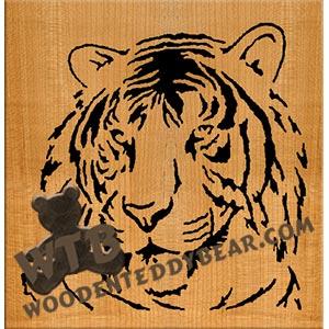 Tiger fretwork scroll saw pattern |The Wooden Teddy Bear