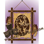 Loose-Framed Hummingbird fretwork scroll saw pattern |The Wooden Teddy Bear