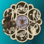 Golf Wall Clock fretwork scroll saw pattern |The Wooden Teddy Bear