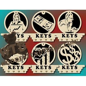 Accountant Key Plaques fretwork scroll saw pattern |The Wooden Teddy Bear