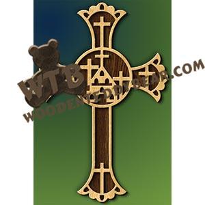 Church Cross fretwork scroll saw pattern |The Wooden Teddy Bear