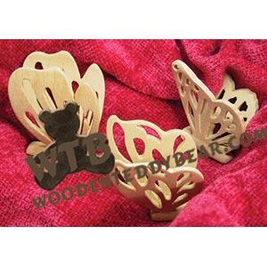 3-D Butterflies fretwork scroll saw pattern |The Wooden Teddy Bear