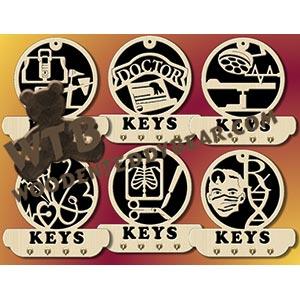 Doctor Key Plaques fretwork scroll saw pattern |The Wooden Teddy Bear