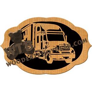 Truck #1 fretwork scroll saw pattern |The Wooden Teddy Bear