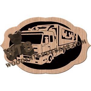 Truck #2 fretwork scroll saw pattern |The Wooden Teddy Bear