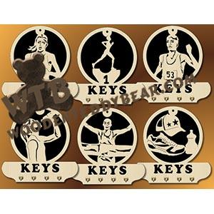 Runner Key Plaques fretwork scroll saw pattern |The Wooden Teddy Bear