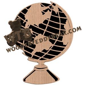 Globe fretwork scroll saw pattern |The Wooden Teddy Bear