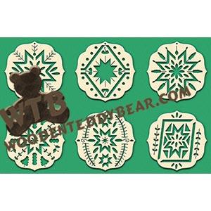 Ukrainian Ornaments #1 fretwork scroll saw pattern |The Wooden Teddy Bear