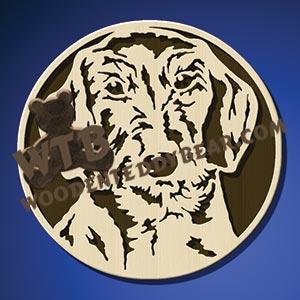 Wire-Haired Dachshund fretwork scroll saw pattern |The Wooden Teddy Bear