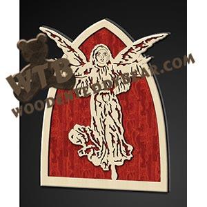 Angel with Stand fretwork scroll saw pattern |The Wooden Teddy Bear