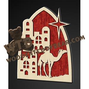Bethlehem with Stand fretwork scroll saw pattern |The Wooden Teddy Bear