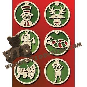 Kiddies Ornaments fretwork scroll saw pattern |The Wooden Teddy Bear