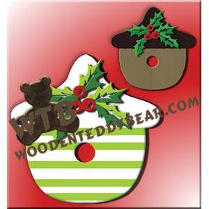 Birdhouse & Ornament #5 fretwork scroll saw pattern |The Wooden Teddy Bear