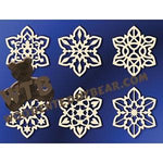 Flower Shaped Ornaments fretwork scroll saw pattern |The Wooden Teddy Bear