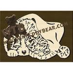 Christmas Dog & Cat fretwork scroll saw pattern |The Wooden Teddy Bear