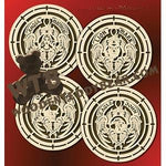 Symbols of the 4 Evangelists fretwork scroll saw pattern |The Wooden Teddy Bear
