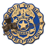 Proud Police Officer fretwork scroll saw pattern |The Wooden Teddy Bear