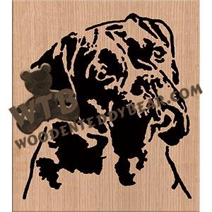 Boxer fretwork scroll saw pattern |The Wooden Teddy Bear