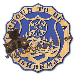 Proud Fisherman fretwork scroll saw pattern |The Wooden Teddy Bear