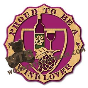 Proud Wine Lover fretwork scroll saw pattern |The Wooden Teddy Bear