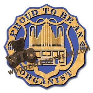 Proud Organist fretwork scroll saw pattern |The Wooden Teddy Bear
