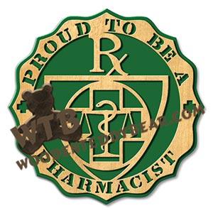 Proud Pharmacist Tech fretwork scroll saw pattern |The Wooden Teddy Bear