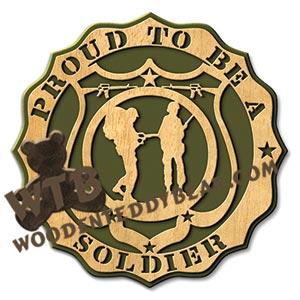 Proud Soldier fretwork scroll saw pattern |The Wooden Teddy Bear