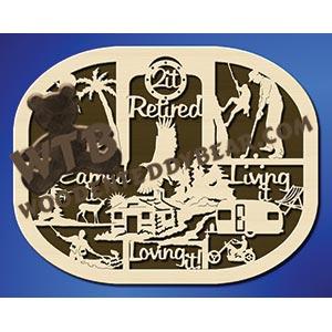 Retired Plaque Male fretwork scroll saw pattern |The Wooden Teddy Bear