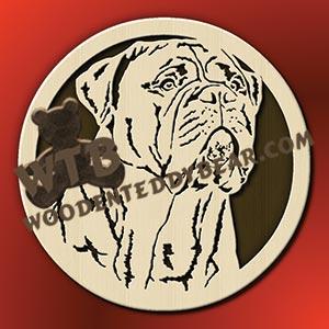 Bullmastiff fretwork scroll saw pattern |The Wooden Teddy Bear