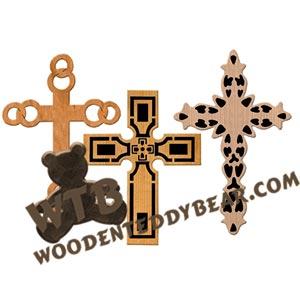 Cross Collection fretwork scroll saw pattern |The Wooden Teddy Bear