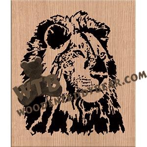 Lion fretwork scroll saw pattern |The Wooden Teddy Bear