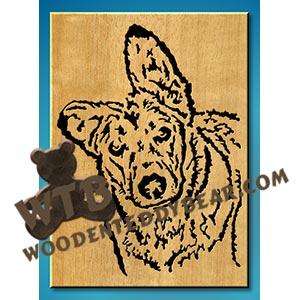 Malamute fretwork scroll saw pattern |The Wooden Teddy Bear