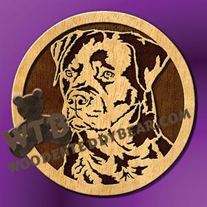 Rottweiler fretwork scroll saw pattern |The Wooden Teddy Bear