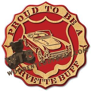 Proud Corvette Buff fretwork scroll saw pattern |The Wooden Teddy Bear