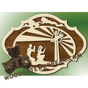 Moment of Silence #3 fretwork scroll saw pattern |The Wooden Teddy Bear