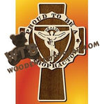 Proud Chiropractor Cross fretwork scroll saw pattern |The Wooden Teddy Bear