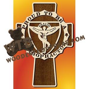 Proud Chiropractor Cross fretwork scroll saw pattern |The Wooden Teddy Bear