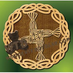 St. Brigid's Cross #2 fretwork scroll saw pattern |The Wooden Teddy Bear